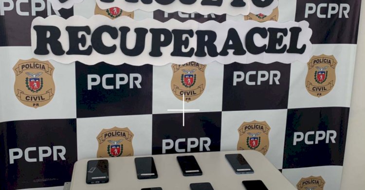PCPR devolve 1.150 celulares recuperados pelo Projeto Recuperacel em 2025  SUBTÍTULO: