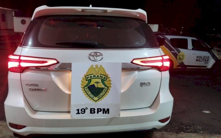 Polícia recupera Hilux SW4 furtada após perseguição nas rodovias BR-163 e BR-272